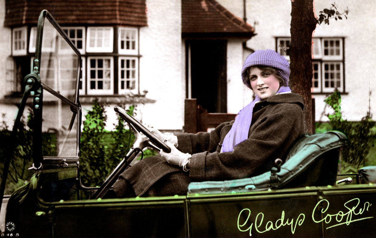 Gladys Cooper 1888-1971, angol színésznő, 20. század eleje. alkotó: Rotary Photo
