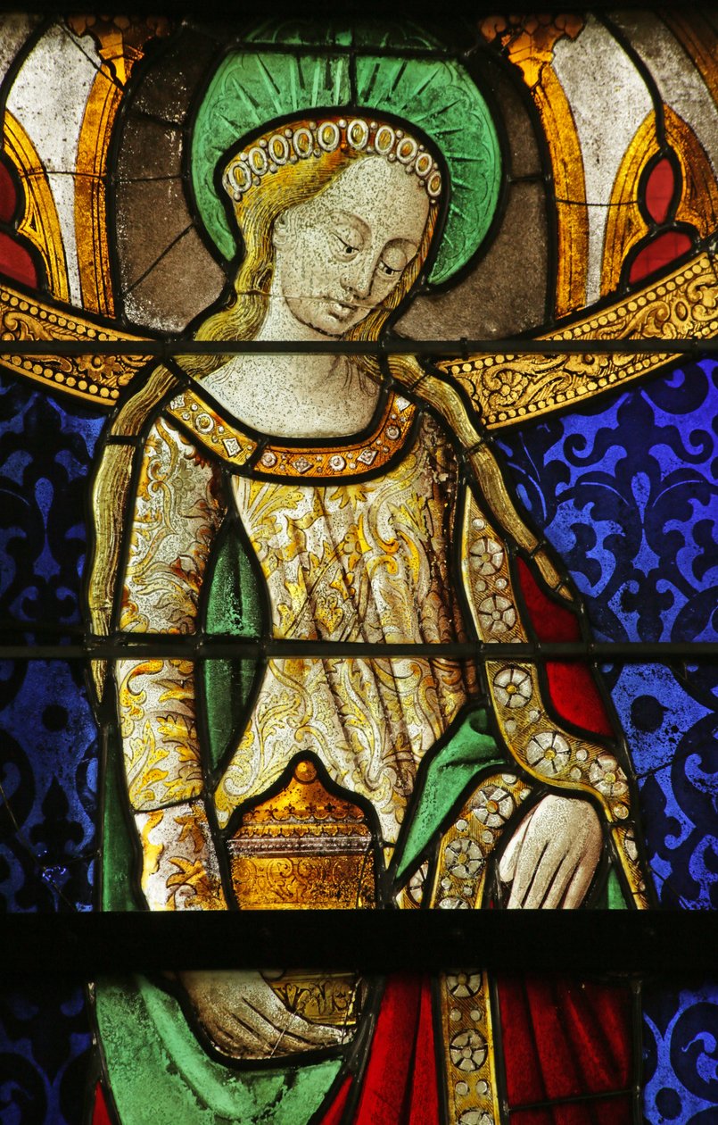 Szent Mária Magdolnát ábrázoló ablak, 2921604 részlet, 1500-10 alkotó: Rouen School