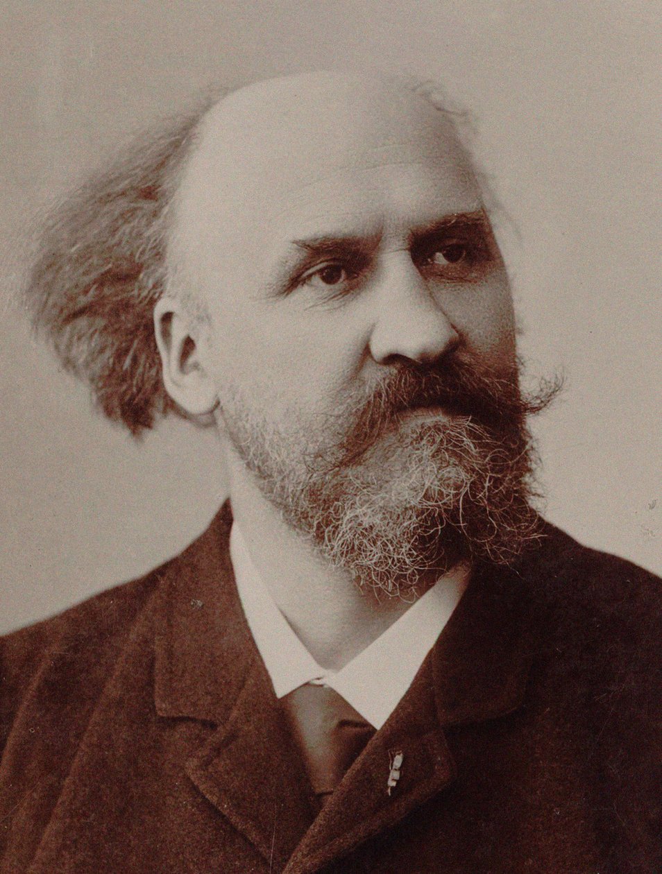 Charles Lenepveu zeneszerző portréja 1840-1910, 1891. alkotó: Rouen . Photo studio J. Fontaine