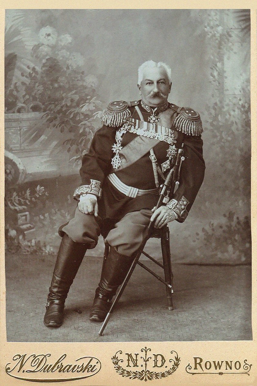 Konsztantyin Pavlovics Prezhbiano tábornok 1840-1905, 1888. alkotó: Rowno . Photo studio N. Dubravski