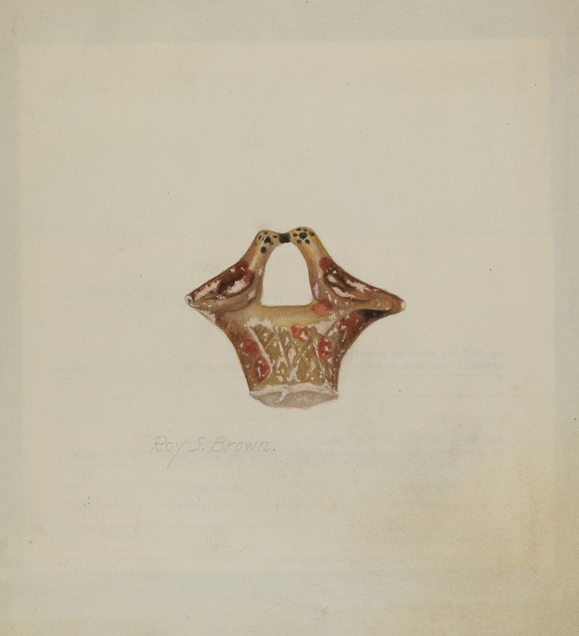 Chalkware Madarak alkotó: Roy S. Brown