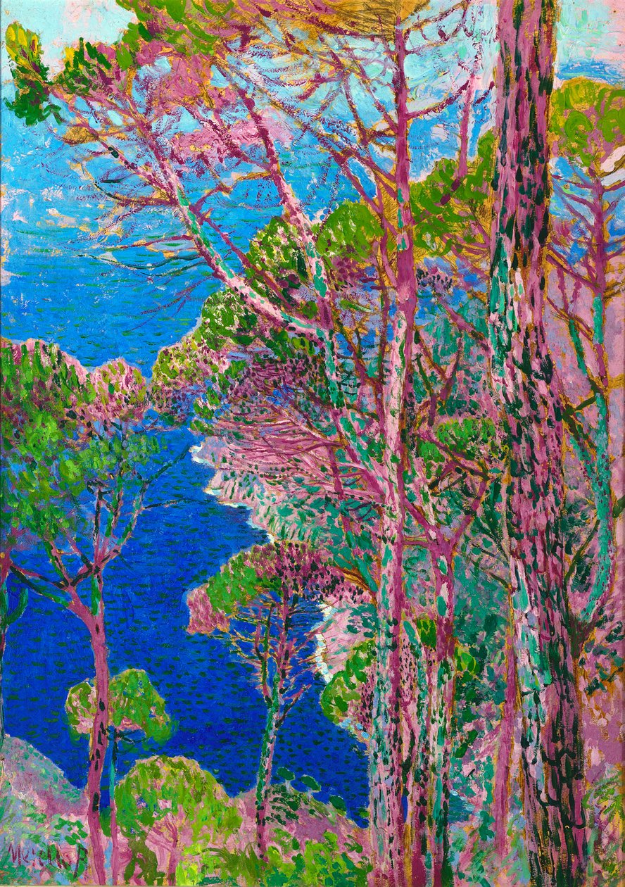Reggel a tenger mellett, 1910-14 alkotó: Rubaldo Merello