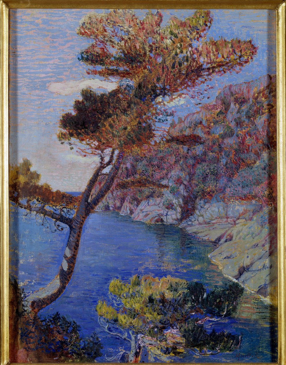 Portofino, Olaszország képei Rubaldo Merello (1872-1922) festménye, mérete 60x46 cm Genes, Galleria d