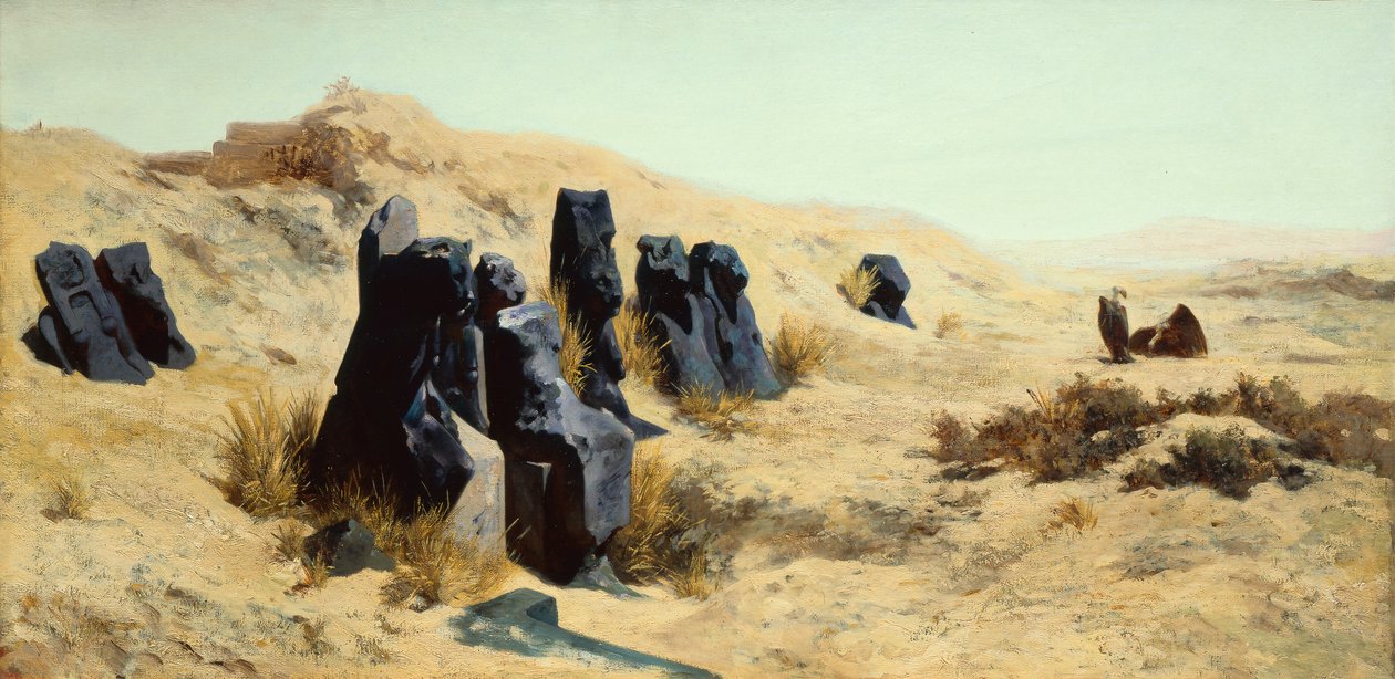 Mut temploma Karnakban alkotó: Carl Rudolf Huber