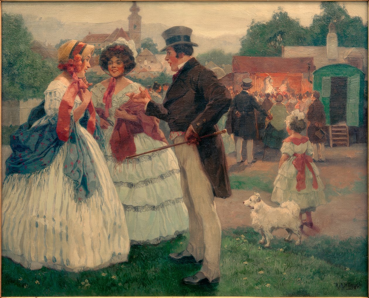 Látogatás a Pawlatschen Színházban alkotó: Rudolf Alfred Höger