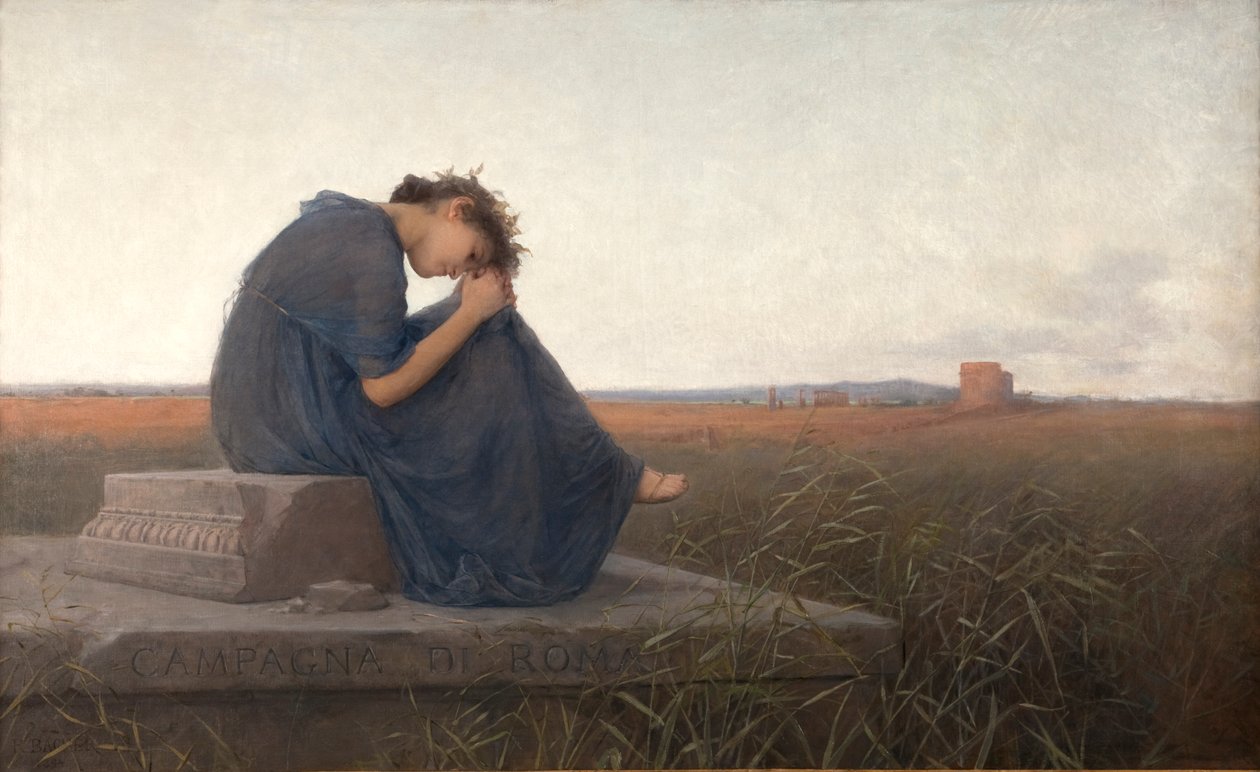 Róma vidék. Grabmal der Caecilia Metella alkotó: Rudolf Bacher