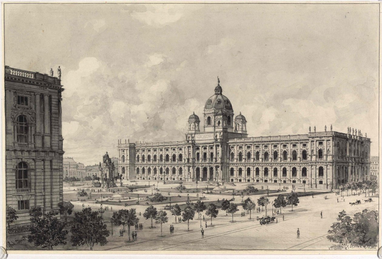 A bécsi Természettudományi Múzeum alkotó: Rudolf Bernt