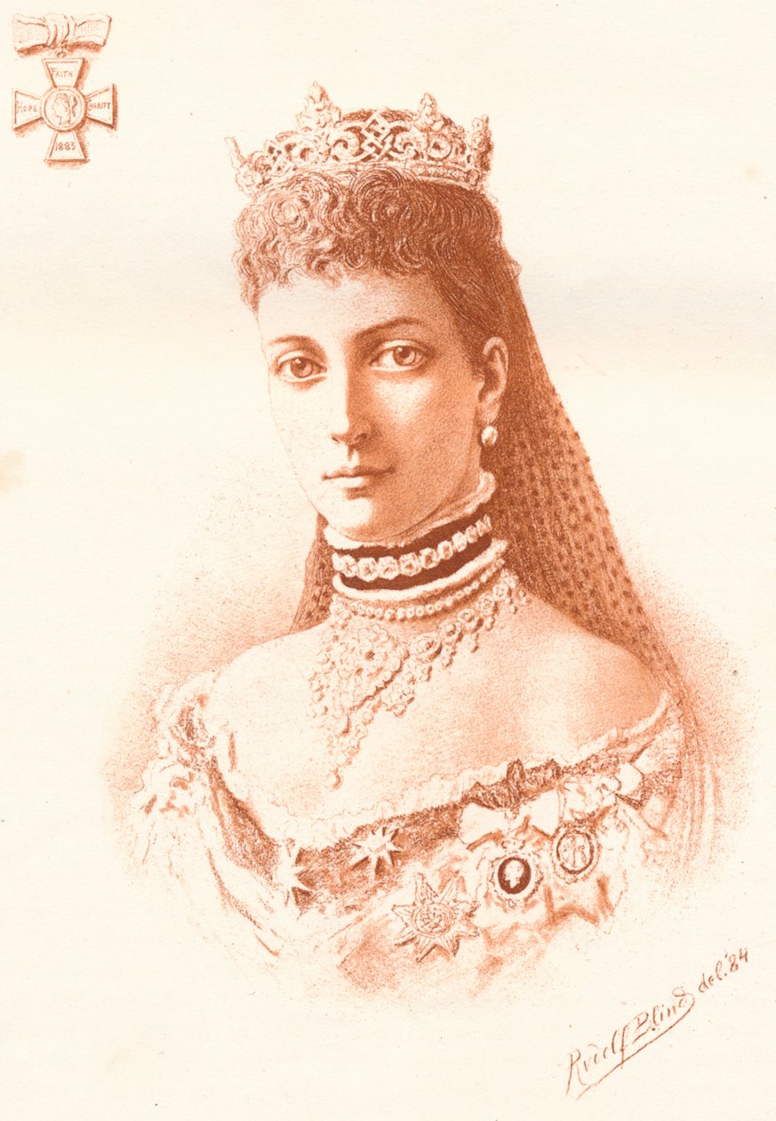 Ő Királyi Fensége, A walesi hercegnő, 1884 alkotó: Rudolf Blind
