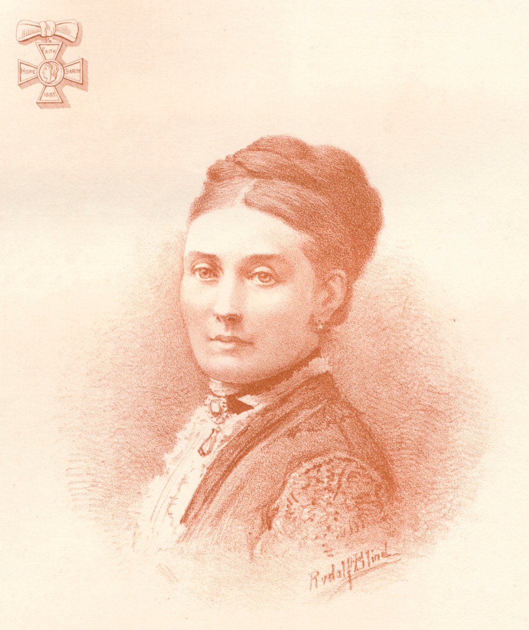 A Német Birodalom és Poroszország koronahercegnője, 1884 alkotó: Rudolf Blind