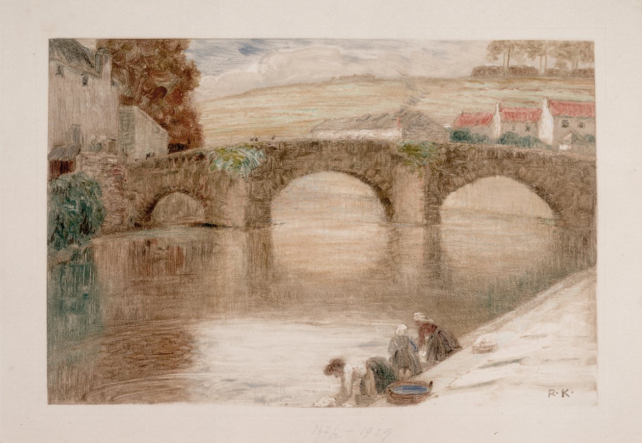 Brücke in Quimperlé I alkotó: Rudolf Konopa