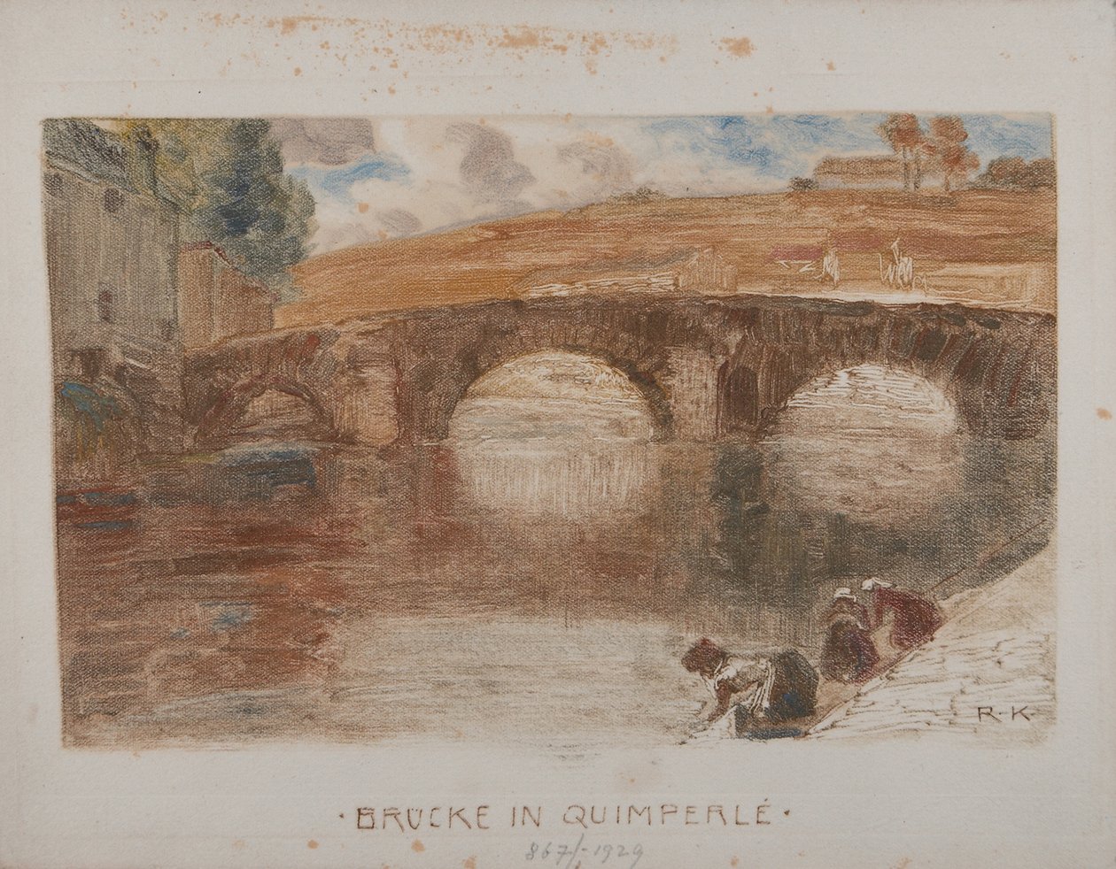 Brücke in Quimperlé I alkotó: Rudolf Konopa