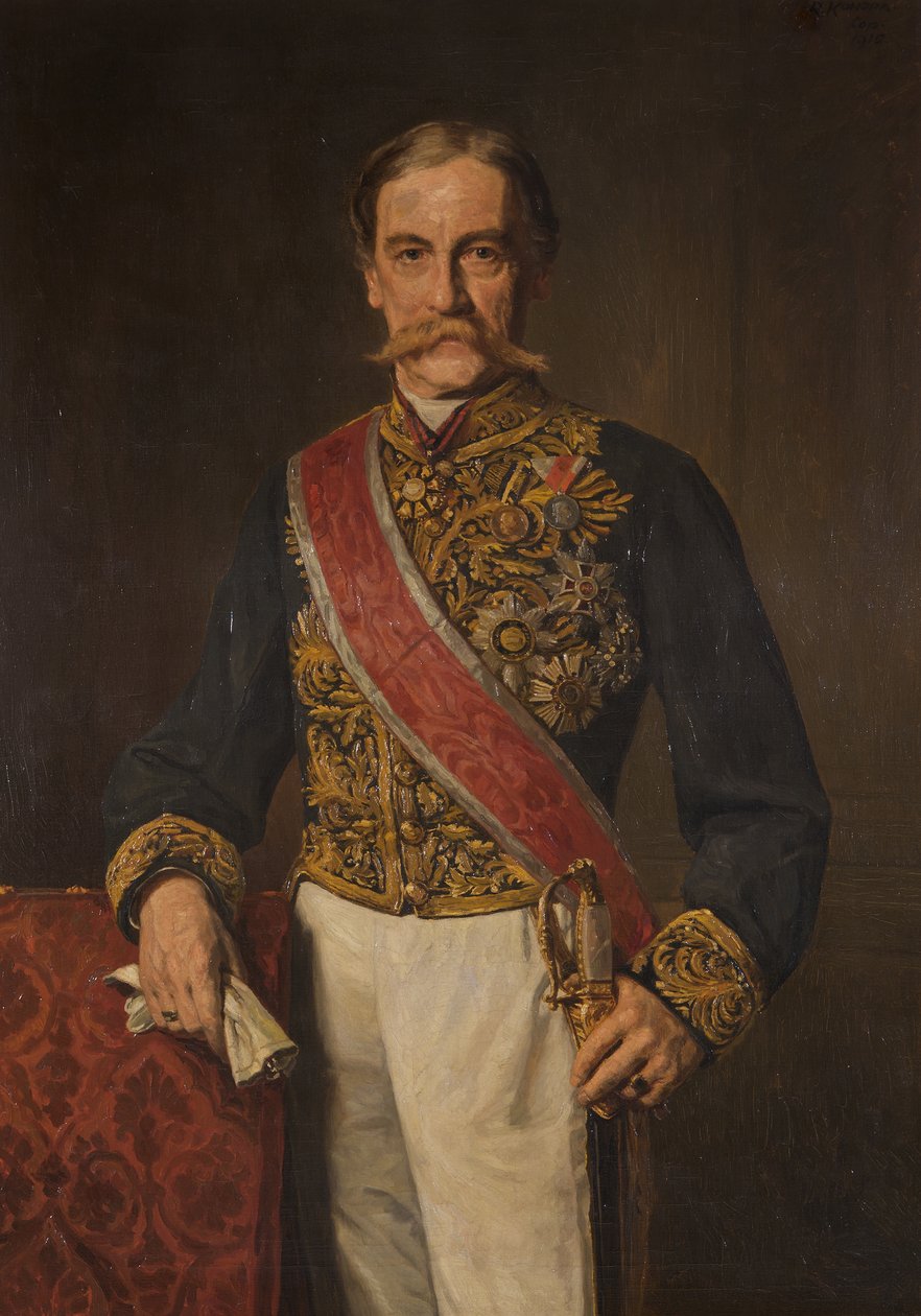 Karl Hohenwart miniszter, Gerlachstein grófja alkotó: Rudolf Konopa