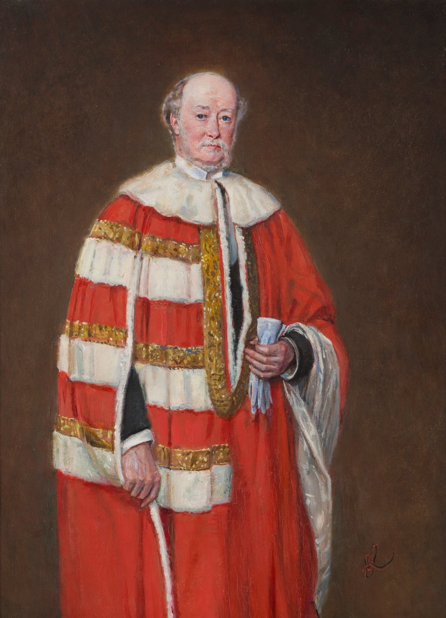 Orlando portréja, Bradford 3. grófja (1819-1898), 1839-1905 körül (olaj, vászon) alkotó: Rudolf Lehmann