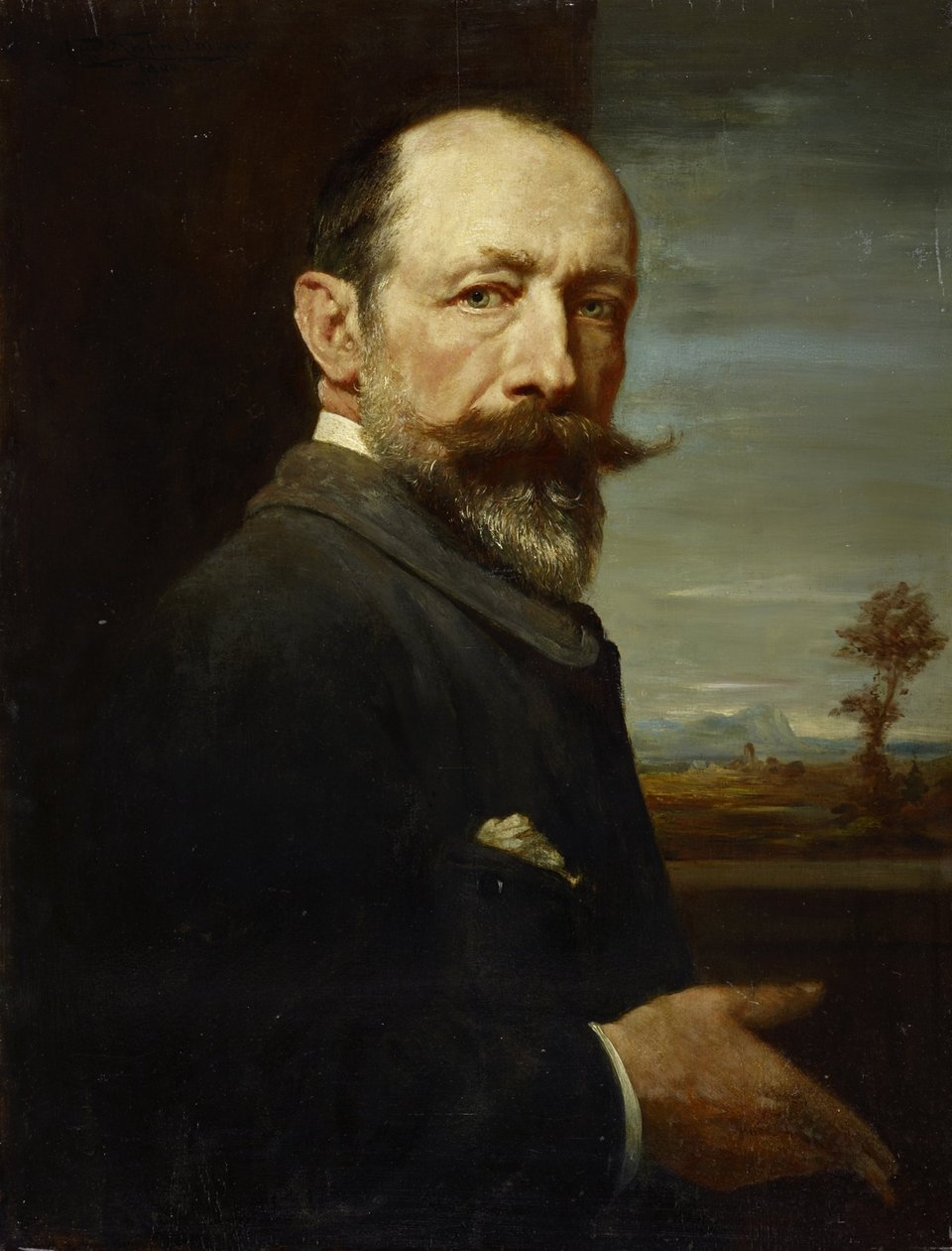 Önarckép alkotó: Rudolf Michael Kuppelmayr