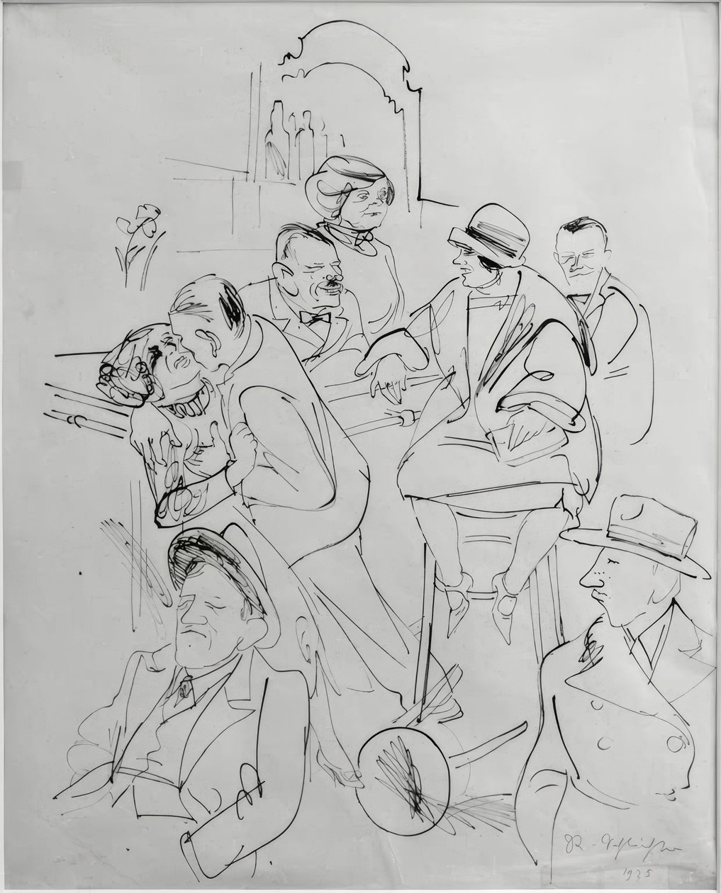 A bárban alkotó: Rudolf Schlichter