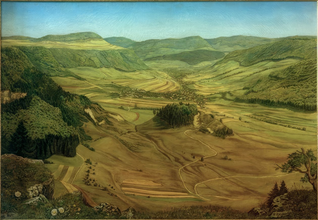 Killertal Jungingen közelében alkotó: Rudolf Schlichter