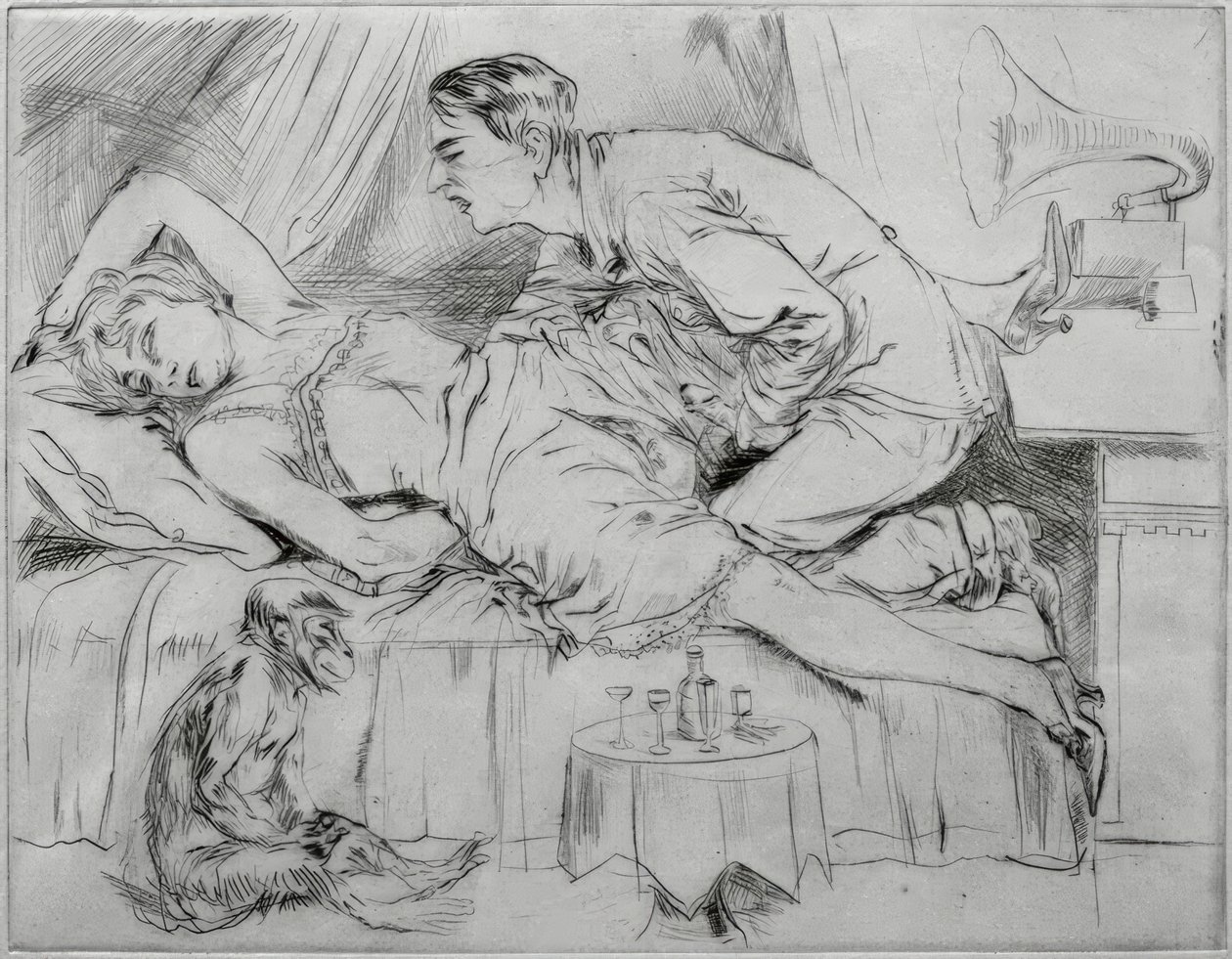 Szerelemváltozatok alkotó: Rudolf Schlichter