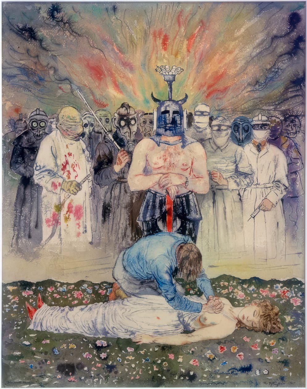 Meghalt tőle. alkotó: Rudolf Schlichter