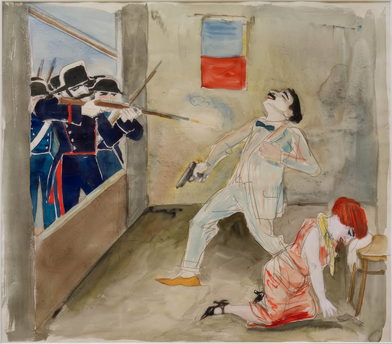 Az anarchista Moro halála alkotó: Rudolf Schlichter