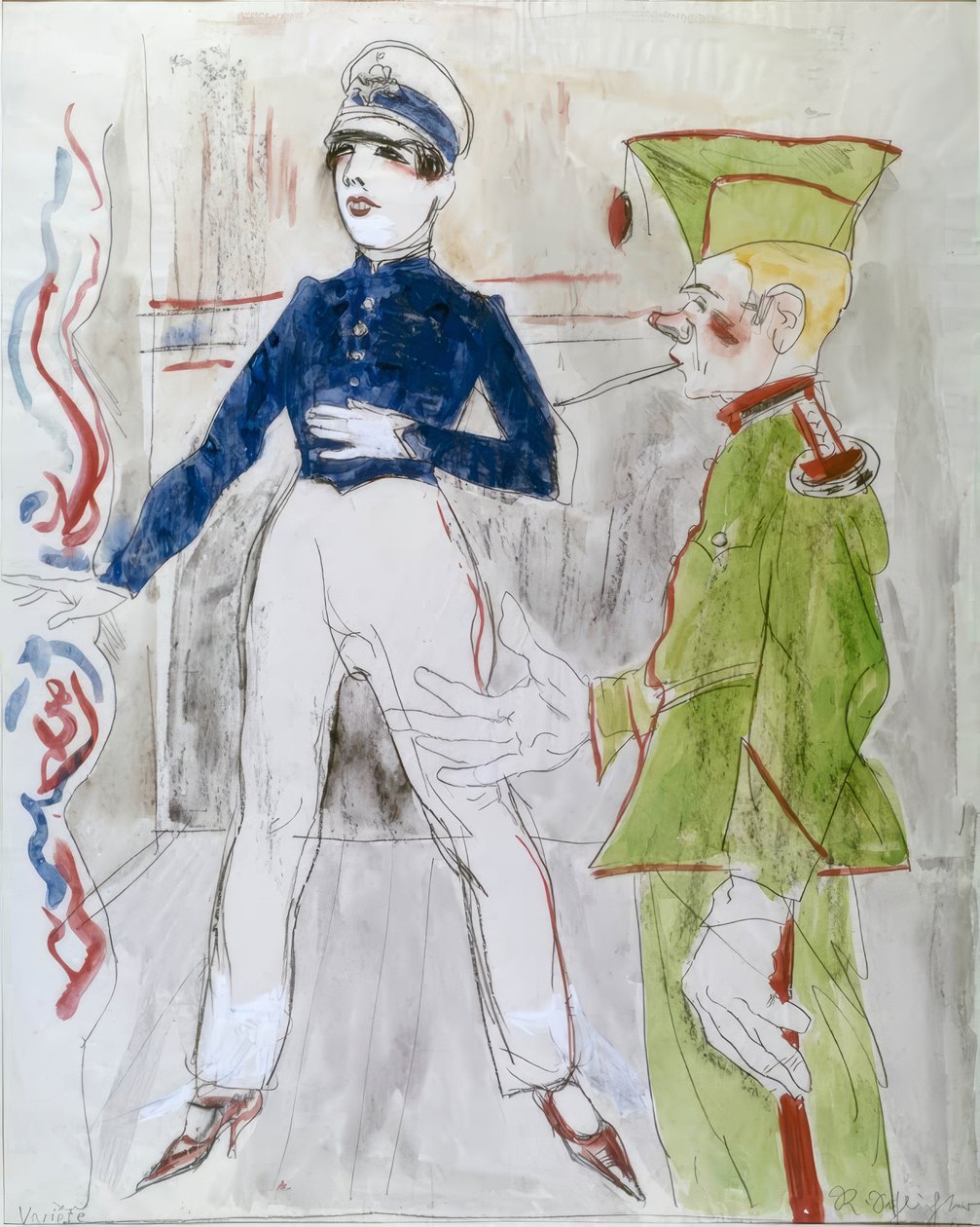 varieté alkotó: Rudolf Schlichter