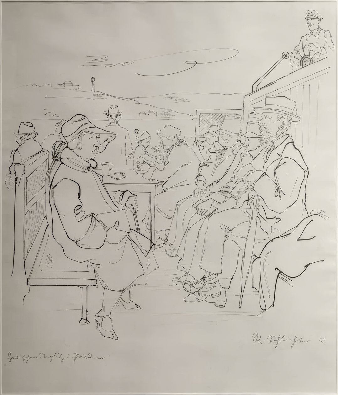 Steglitz és Potsdam között alkotó: Rudolf Schlichter