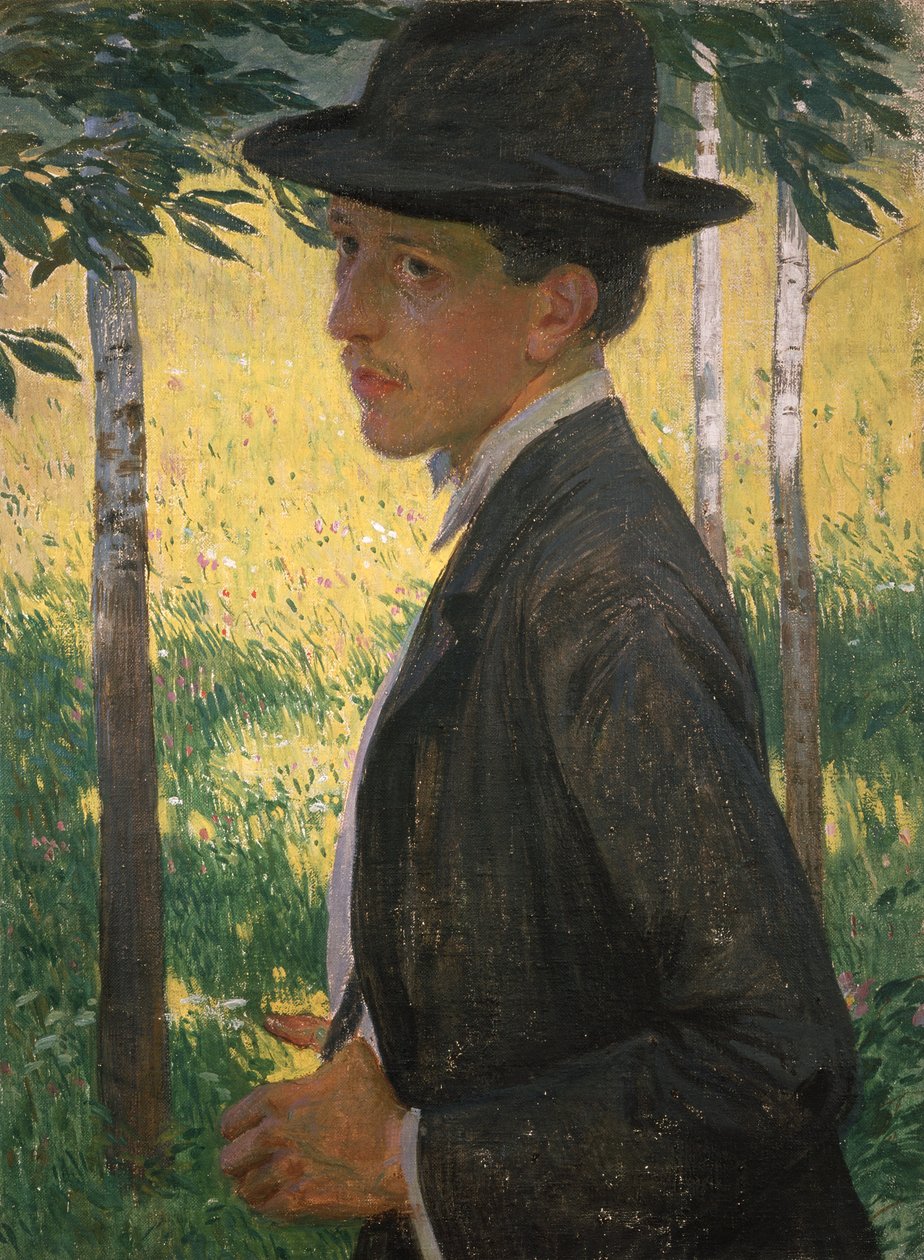 Önarckép, 1905 körül (olaj, vászon) alkotó: Rudolf Vejrych