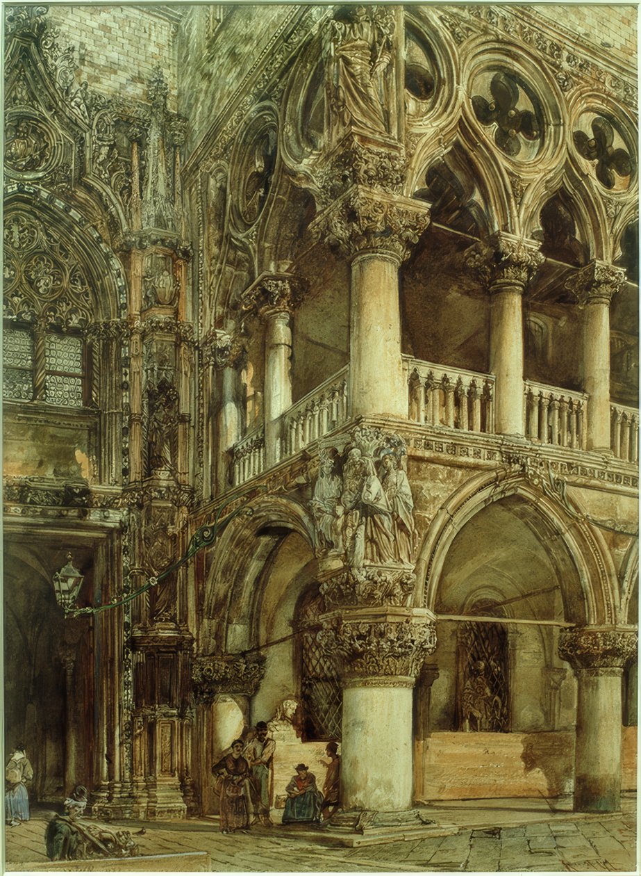 Dózse-palota Velencében alkotó: Rudolf von Alt