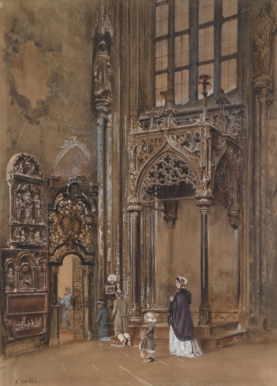 Bécsben Szent István alkotó: Rudolf von Alt