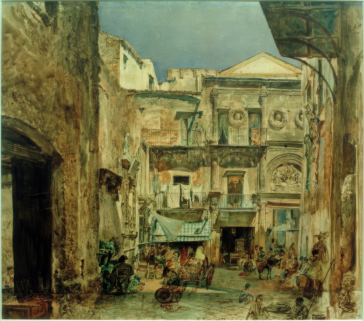 Palermo alkotó: Rudolf von Alt