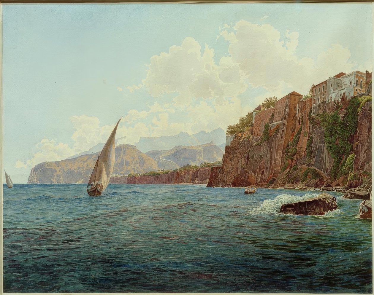Sorrento / Sorrento (Campania, Olaszország). alkotó: Rudolf von Alt