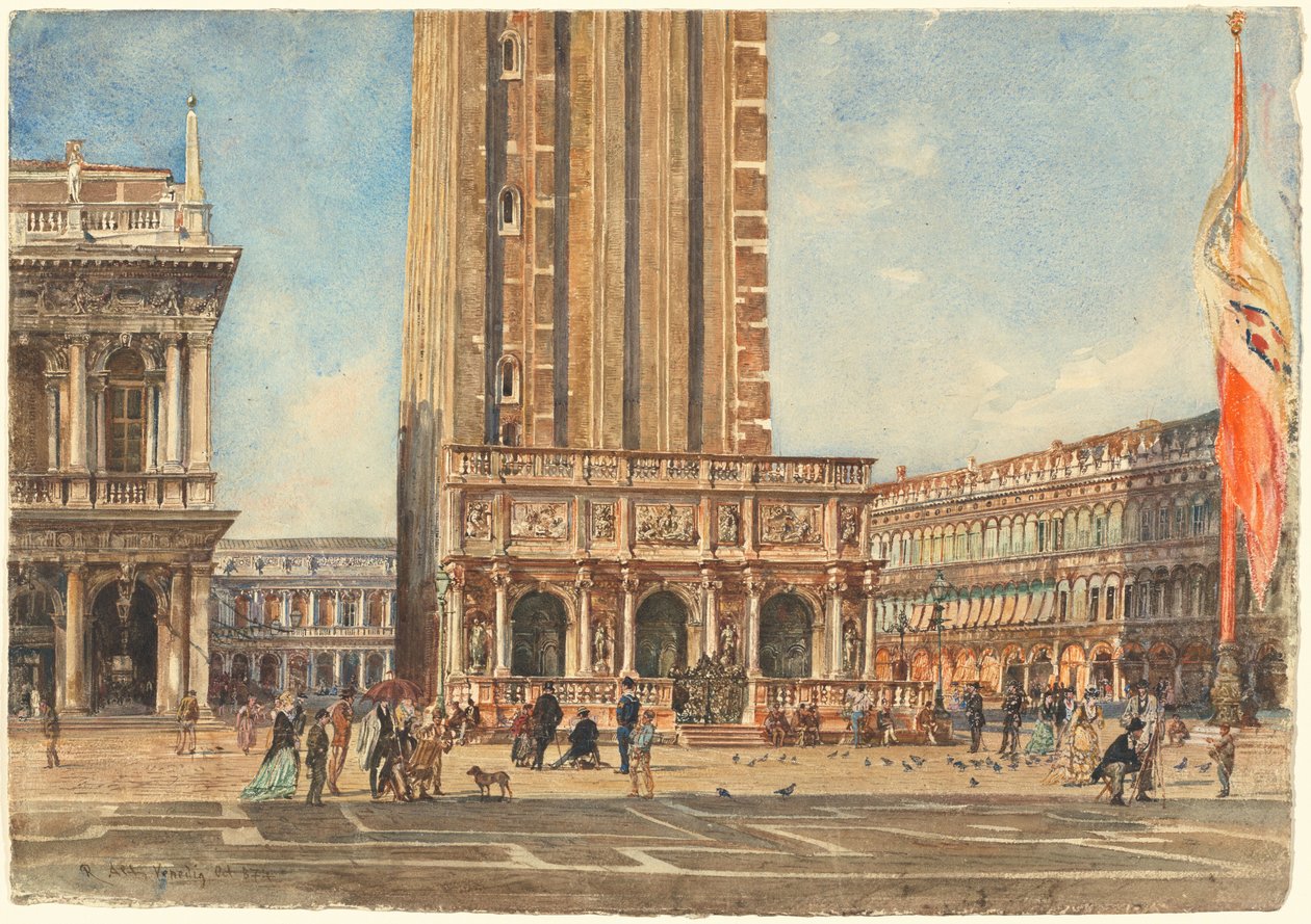 A Piazza San Marco alkotó: Rudolf von Alt