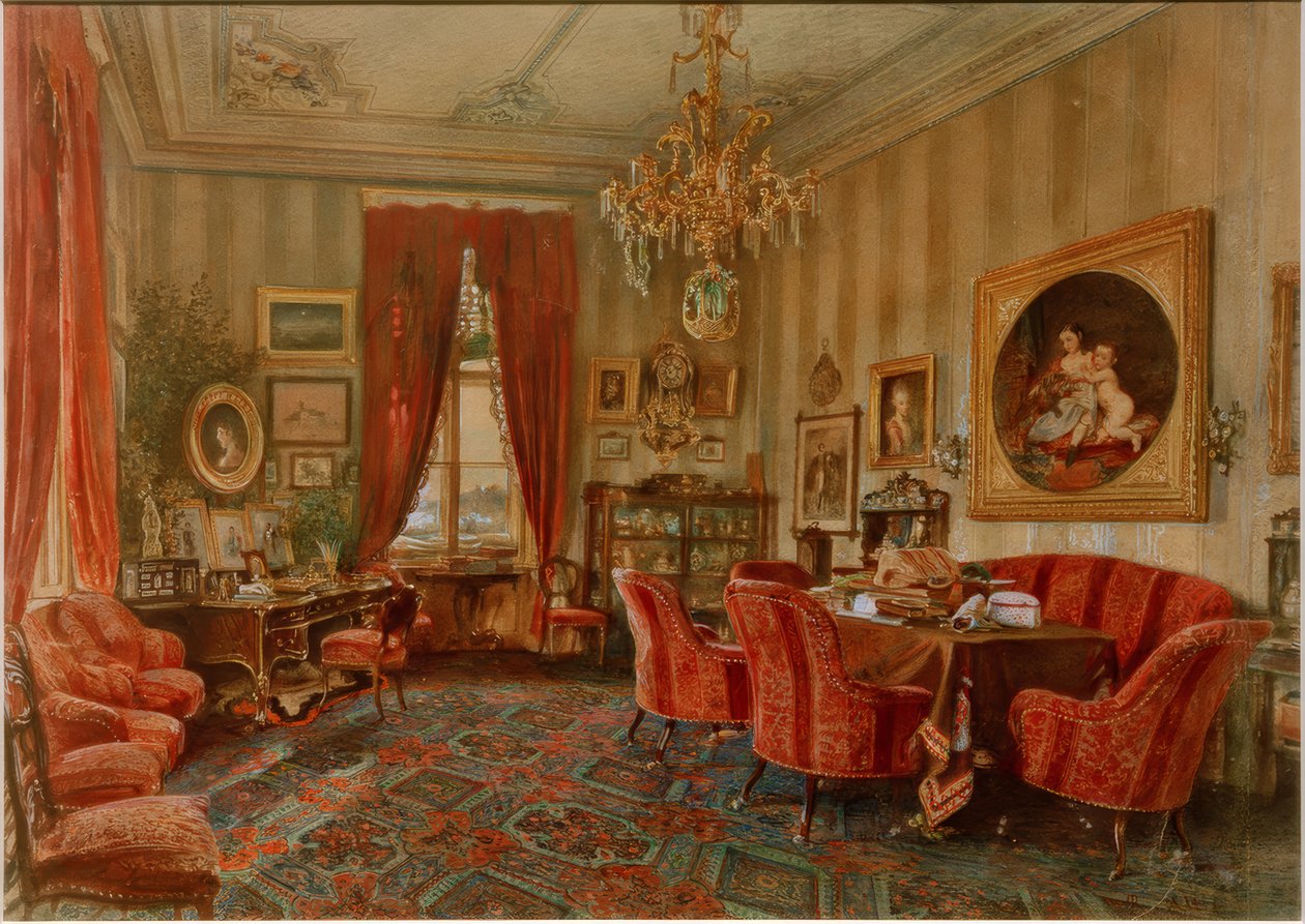 A Makart-korszak bécsi szalonja alkotó: Rudolf von Alt