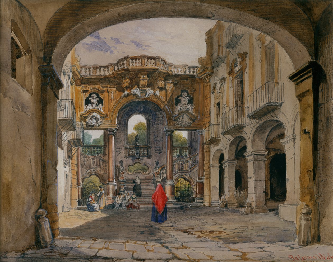 Palermo alkotó: Rudolf von Alt
