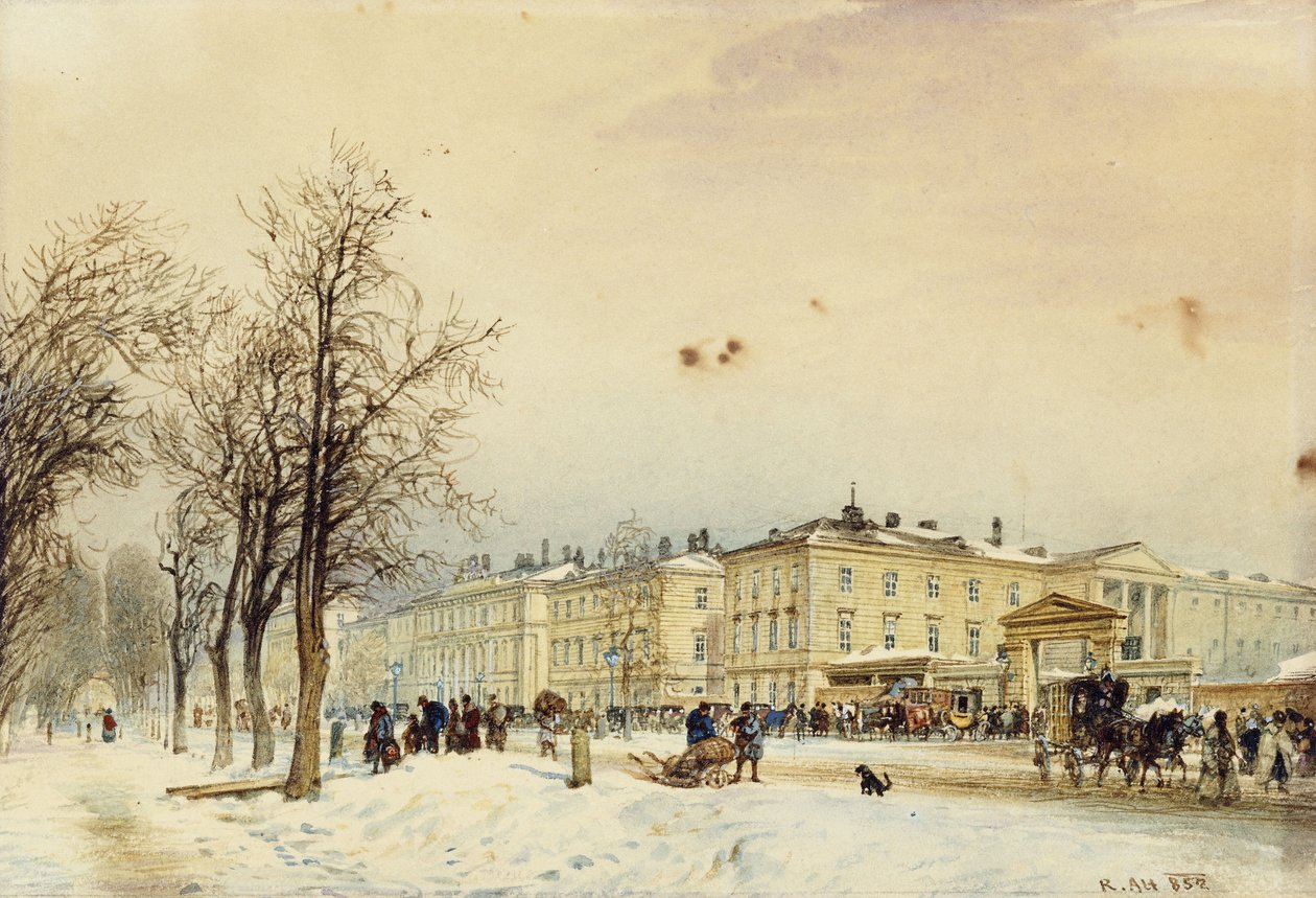 Északi pályaudvar, Bécs; Északi pályaudvar, Bécs, 1852 alkotó: Rudolf von Alt