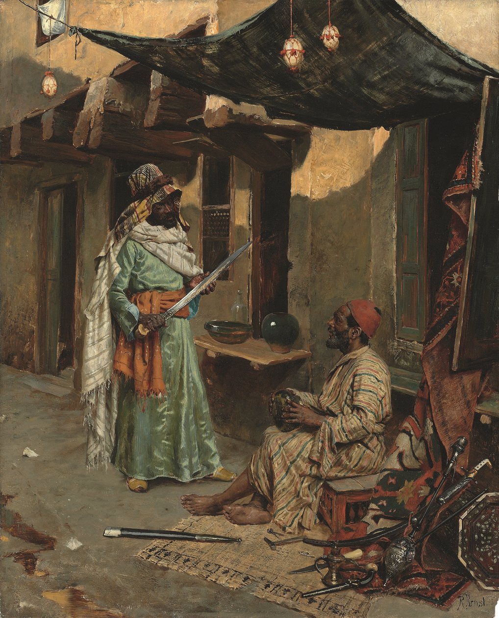 A fegyverkereskedő alkotó: Rudolphe Ernst