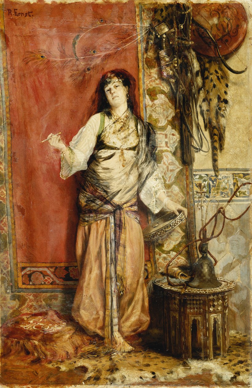 Az odaliszk, alkotó: Rudolphe Ernst
