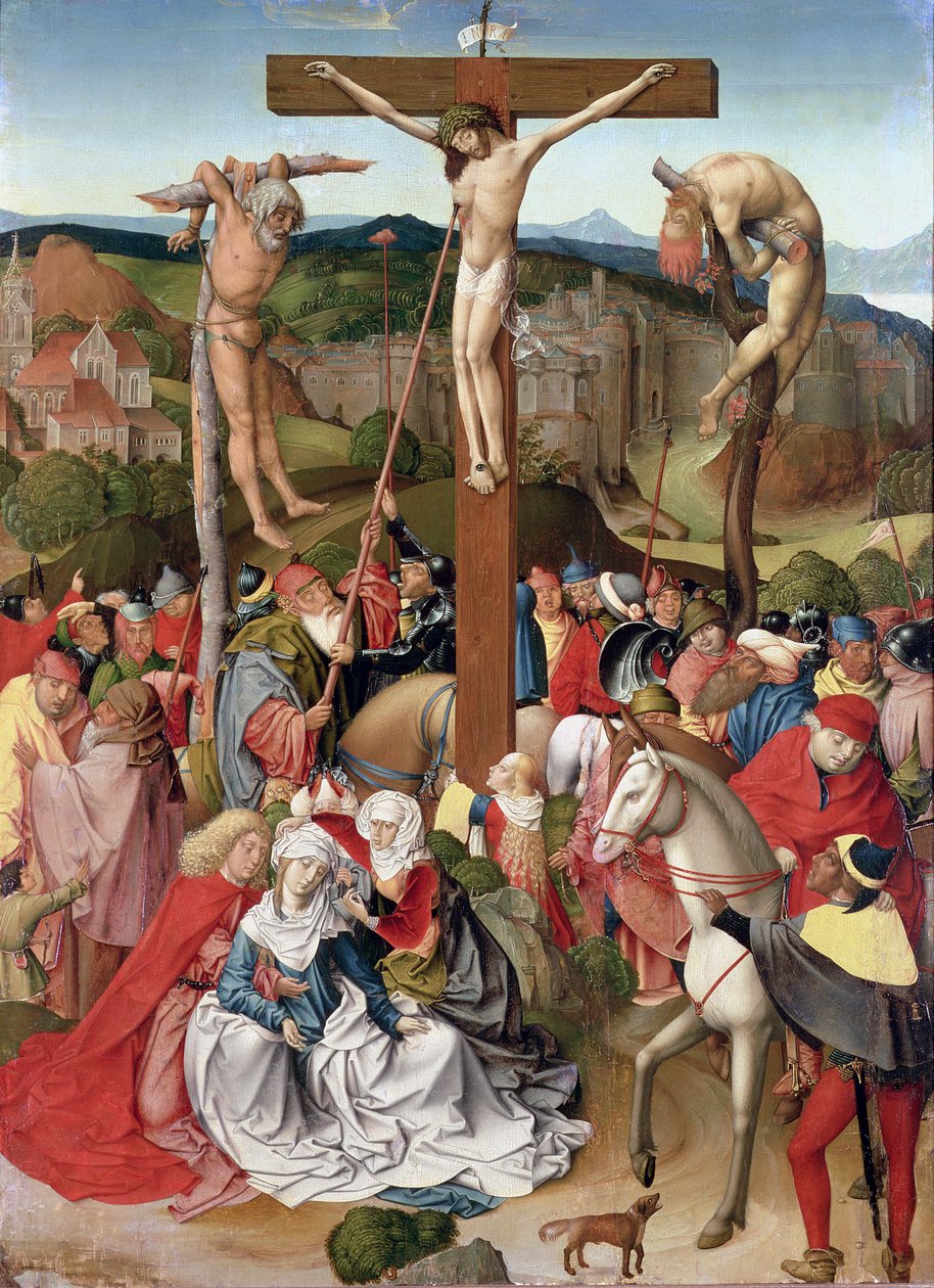 Keresztre feszítés, 1496 alkotó: Rueland, the Younger Frueauf