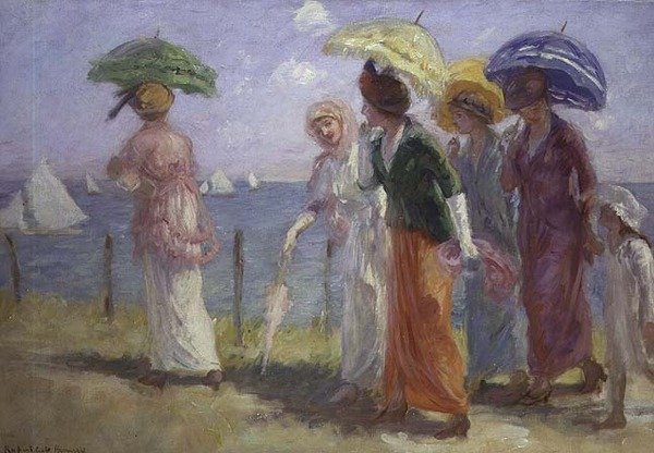 Promenade a tengerparton alkotó: Rupert Charles Wolston Bunny