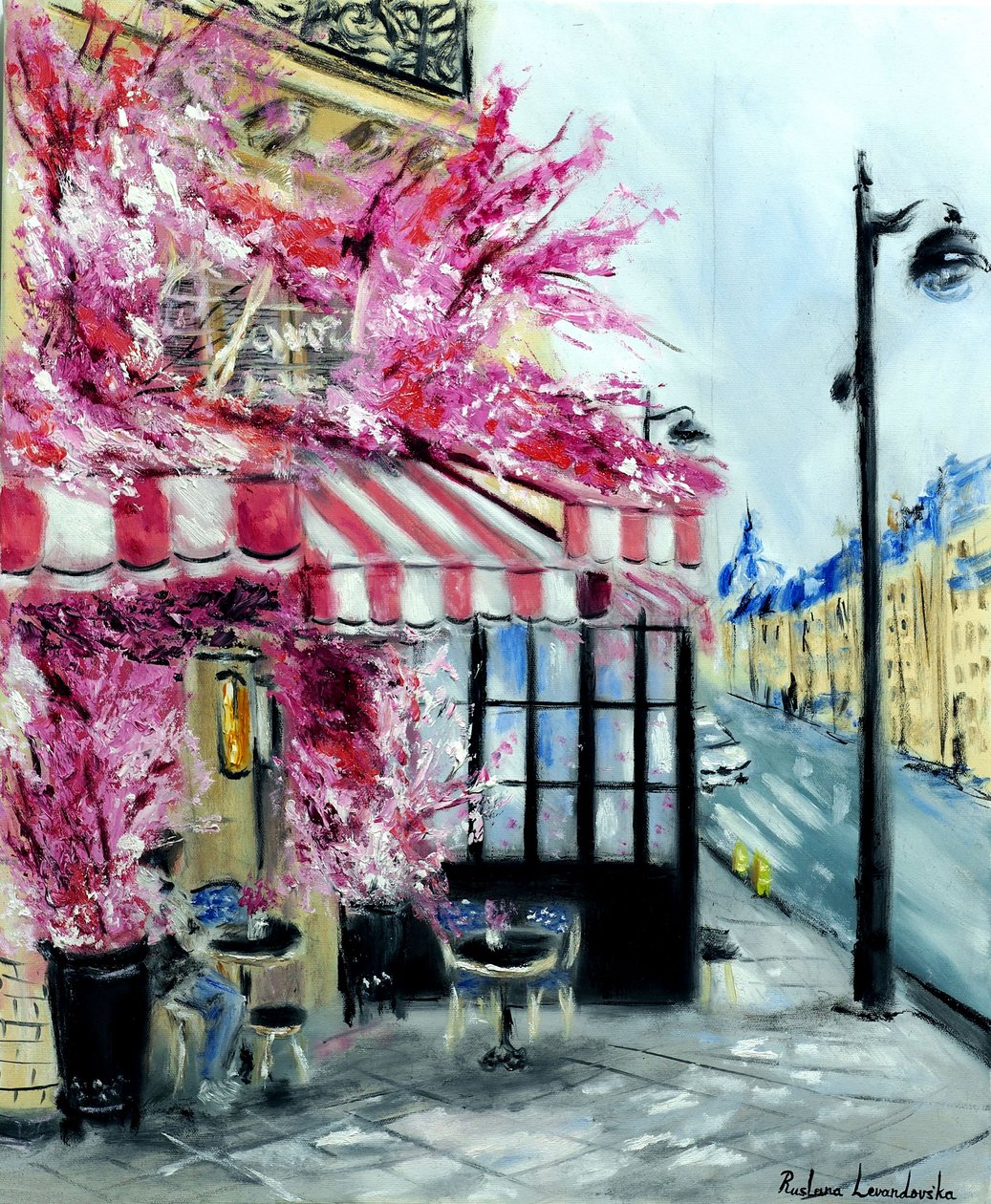 La Favorite Paris, 2022 (olaj, vászon) alkotó: Ruslana Levandovska