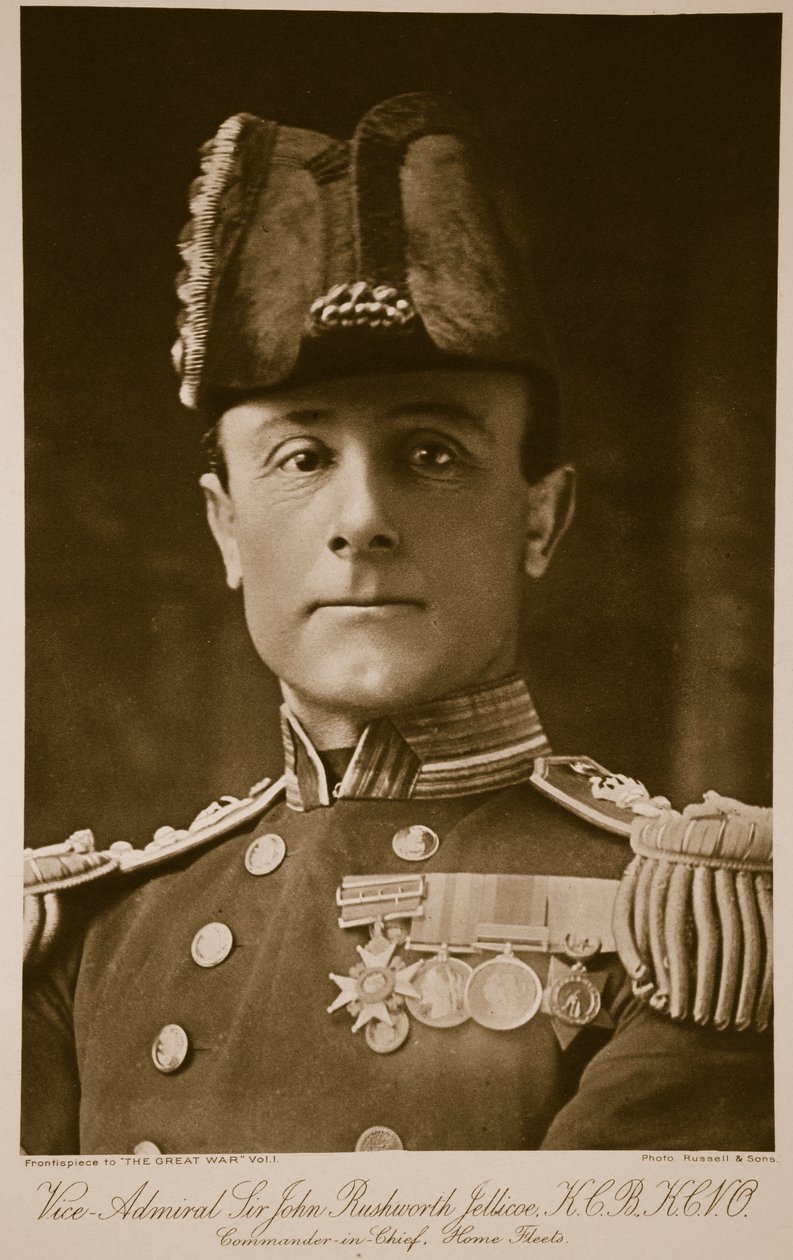 Sir John Rushworth Jellicoe tengernagyhelyettes alkotó: Russell & Sons Photography