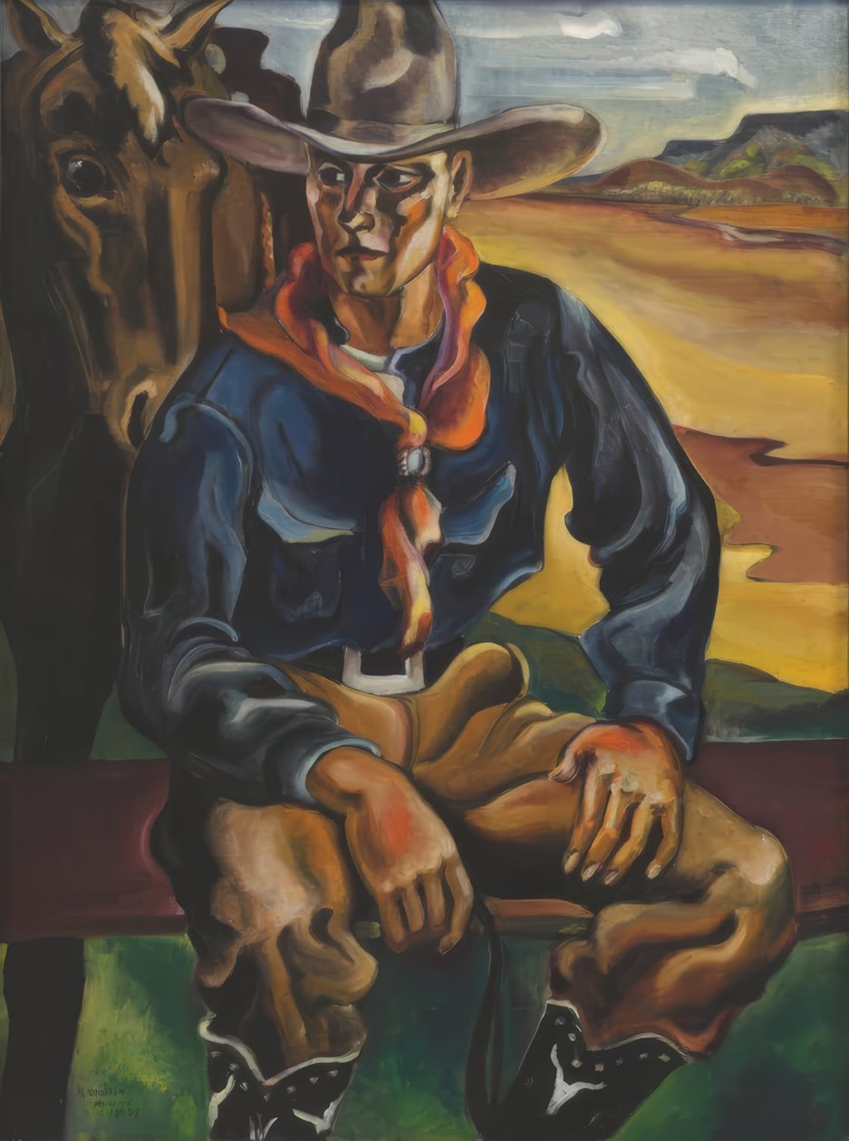 Tehénember alkotó: Russell Vernon Hunter