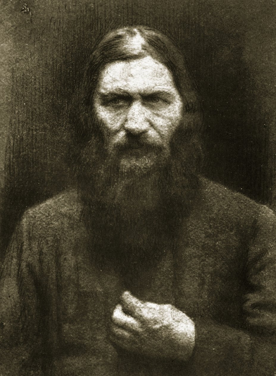 Szellemszerű Raszputyin (szépia fotó) alkotó: Russian Photographer