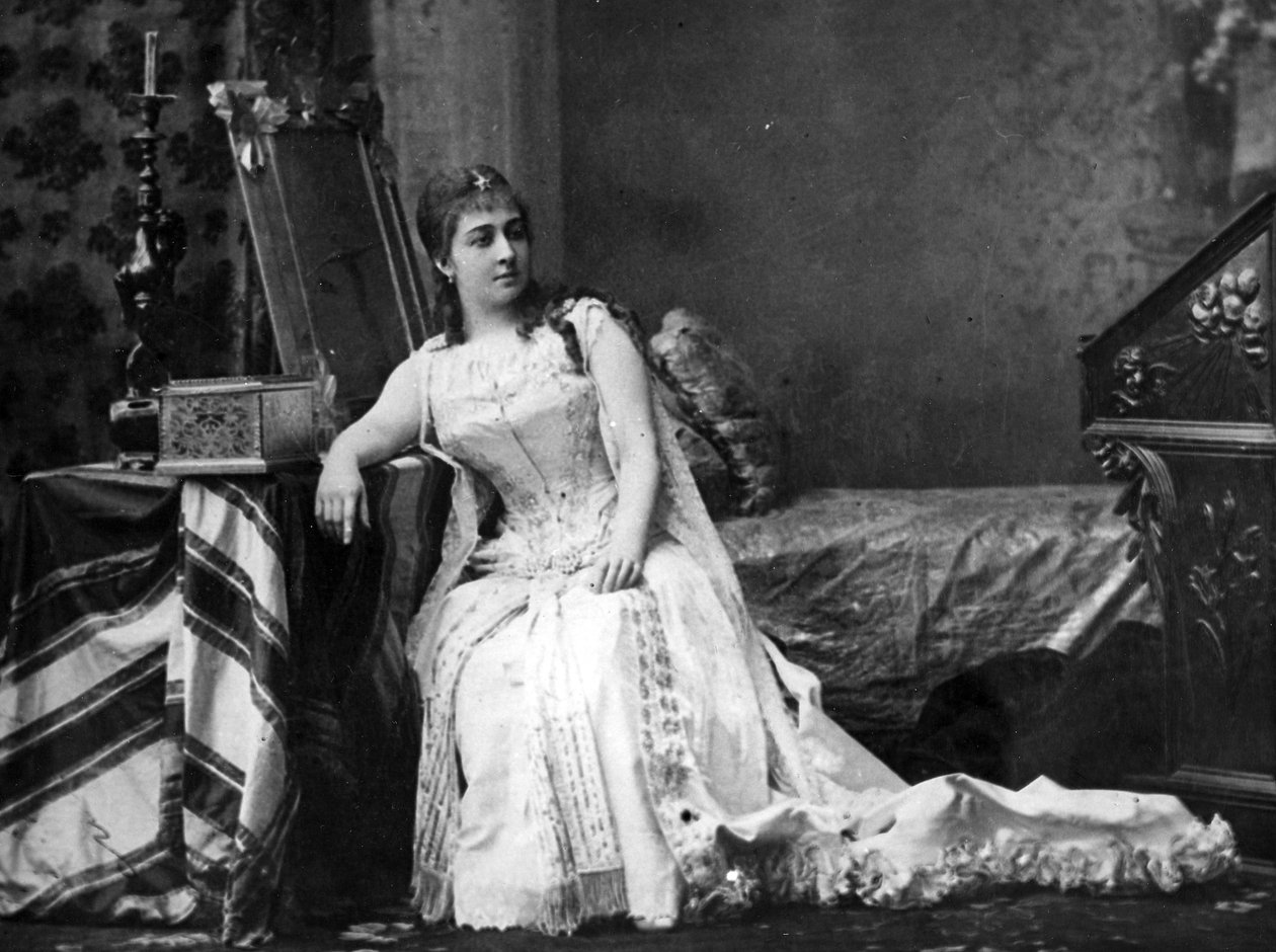 Nina Alexandrovna Fride mint Desdemona, 1897 alkotó: Russian Photographer