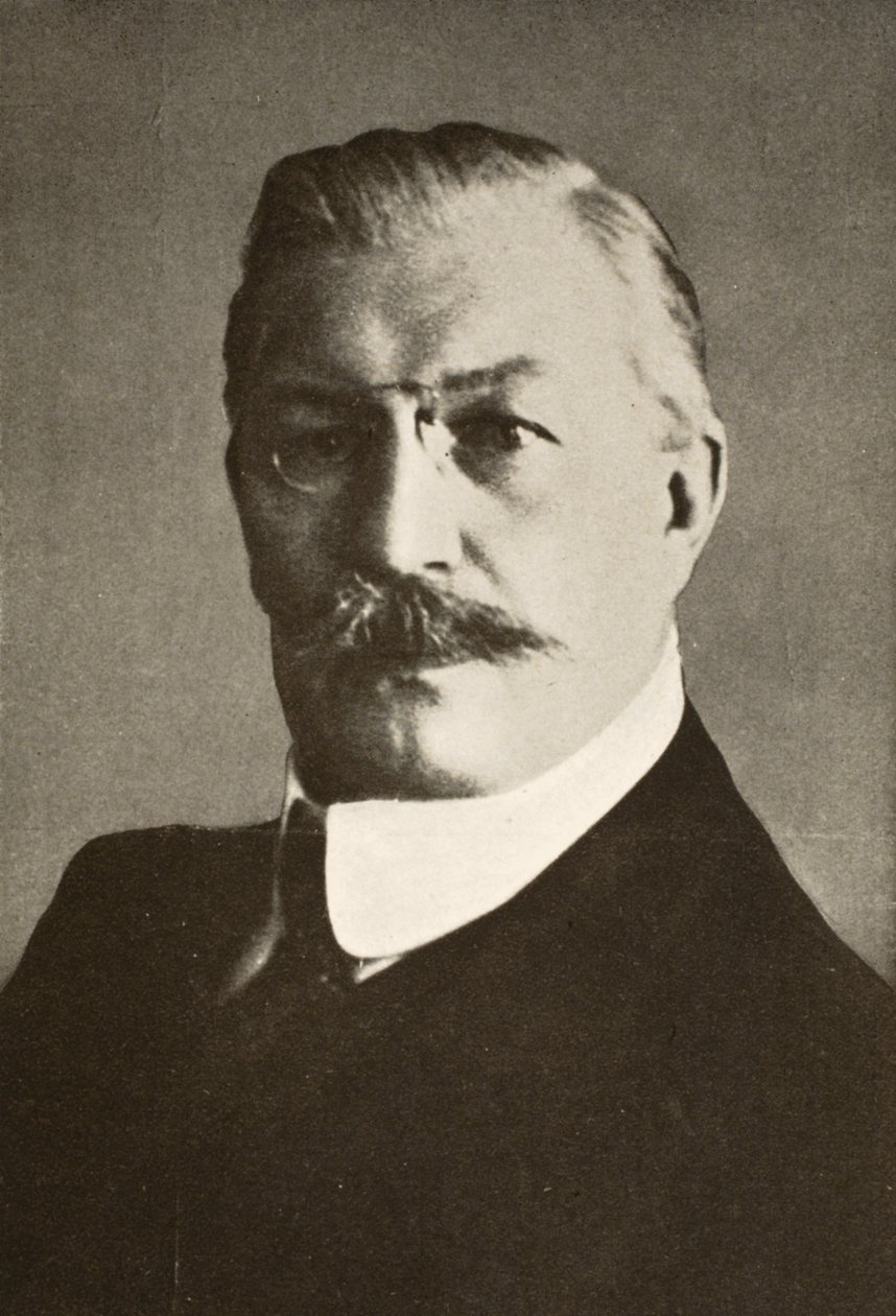 P.N. Miljukov, a Köztársasági Minisztérium külügyminisztere alkotó: Russian Photographer