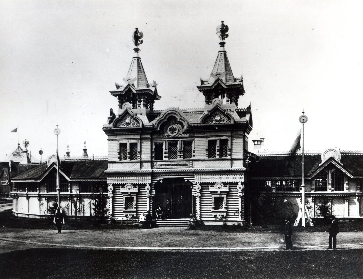 Jótékonysági Intézmények pavilonja, Összoroszországi Ipari és Művészeti Kiállítás, Nyizsnyij Novgorod, 1896 alkotó: Russian Photographer