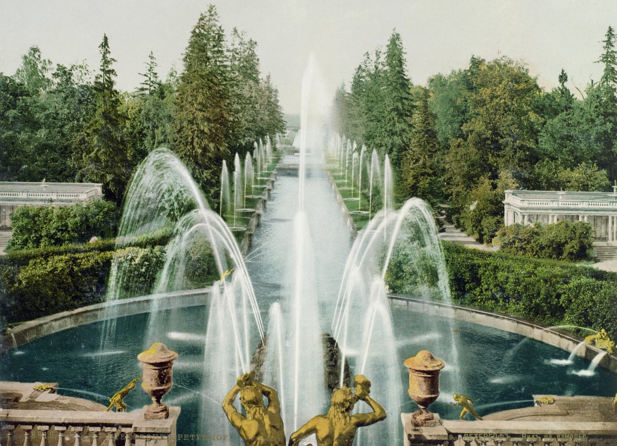 Peterhof Gardens, Oroszország alkotó: Russian Photographer