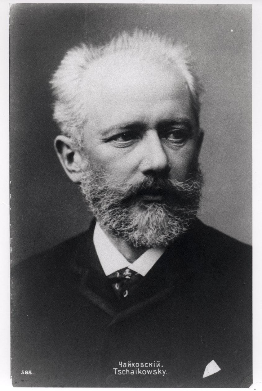 Piotr Iljics Csajkovszkij (1840-93) alkotó: Russian Photographer