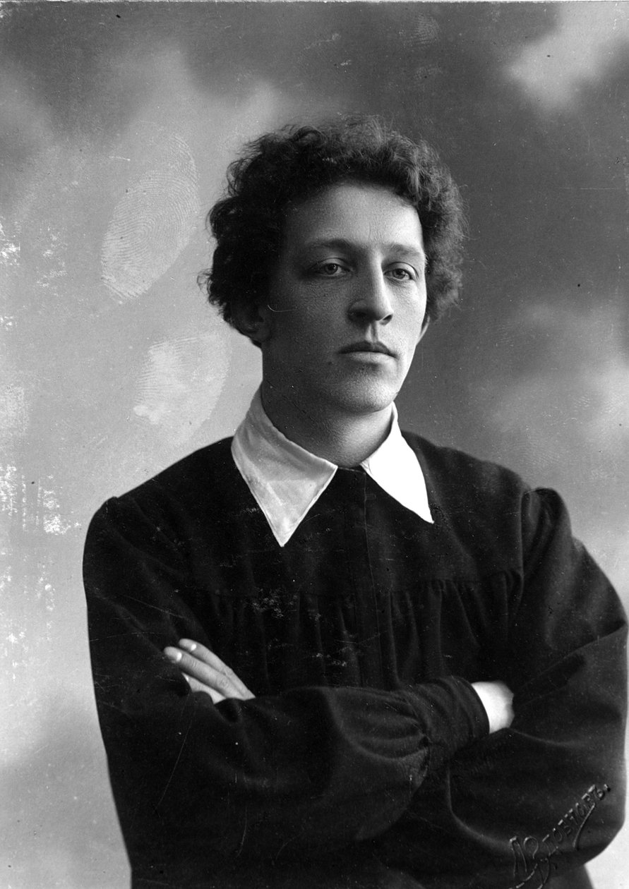 Alexander Blok költő portréja alkotó: Russian Photographer