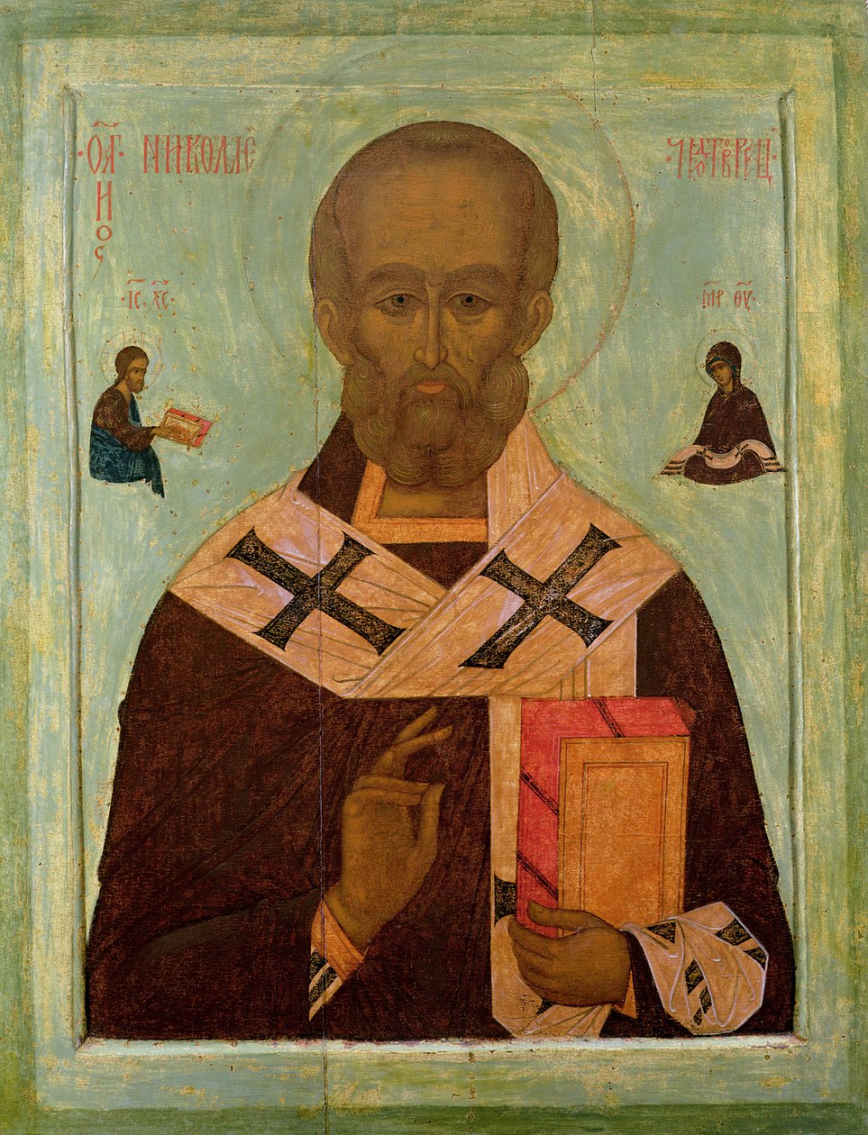 Szent Miklós ikon, Orosz Iskola, 16. század alkotó: Russian School