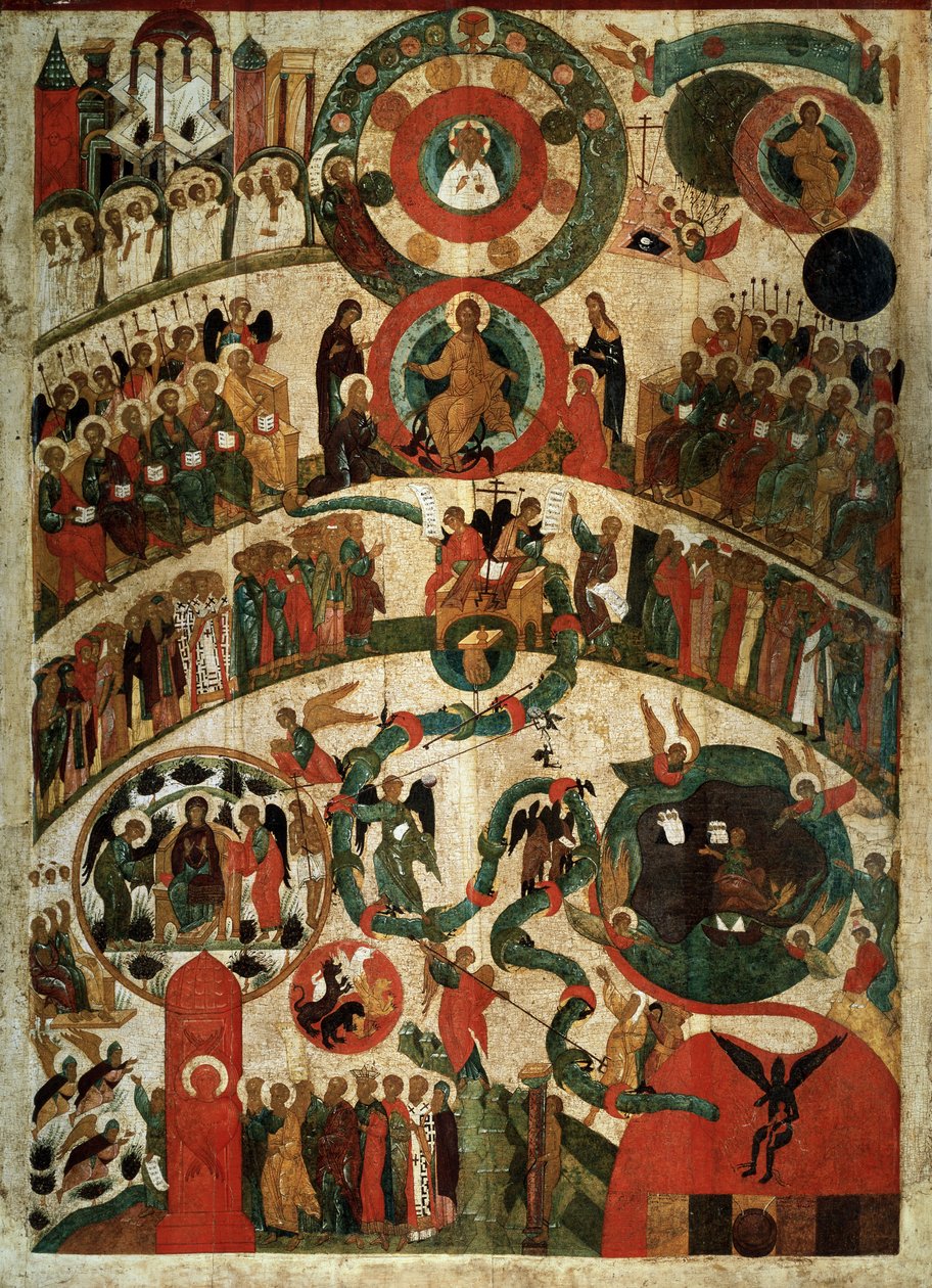 Utolsó ítélet, Novgorod ikon alkotó: Russian School
